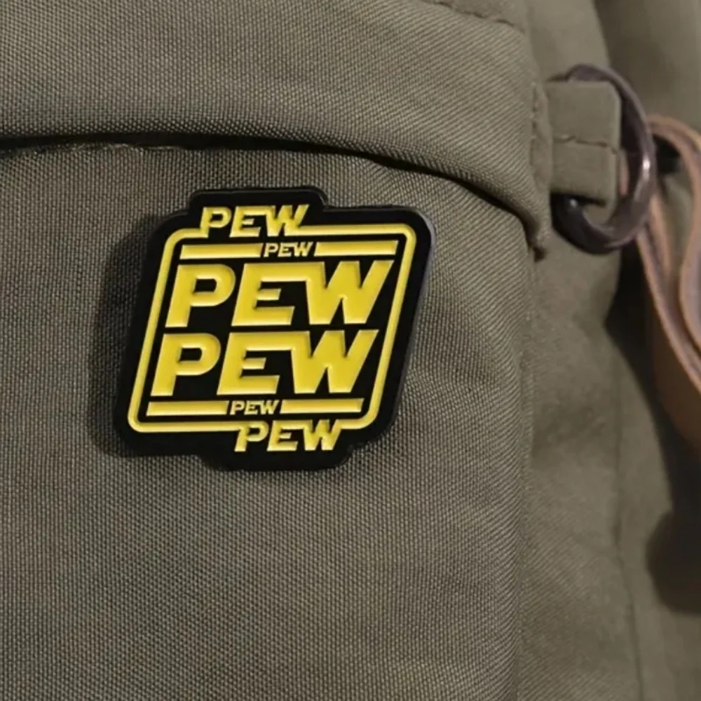 3/$25 Retro Star Wars Style Unisex Pin “Pew Pew Pew…”